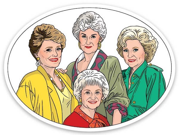 Golden Girls Die Cut Sticker