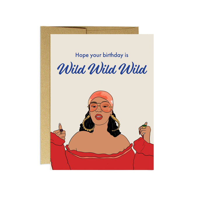 Rihanna Wild Wild Wild Birthday Card