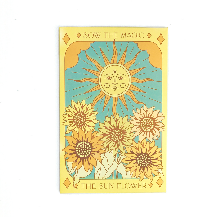 The Sunflower (Ring of Fire) Tarot Garden + Gift Seed Packet