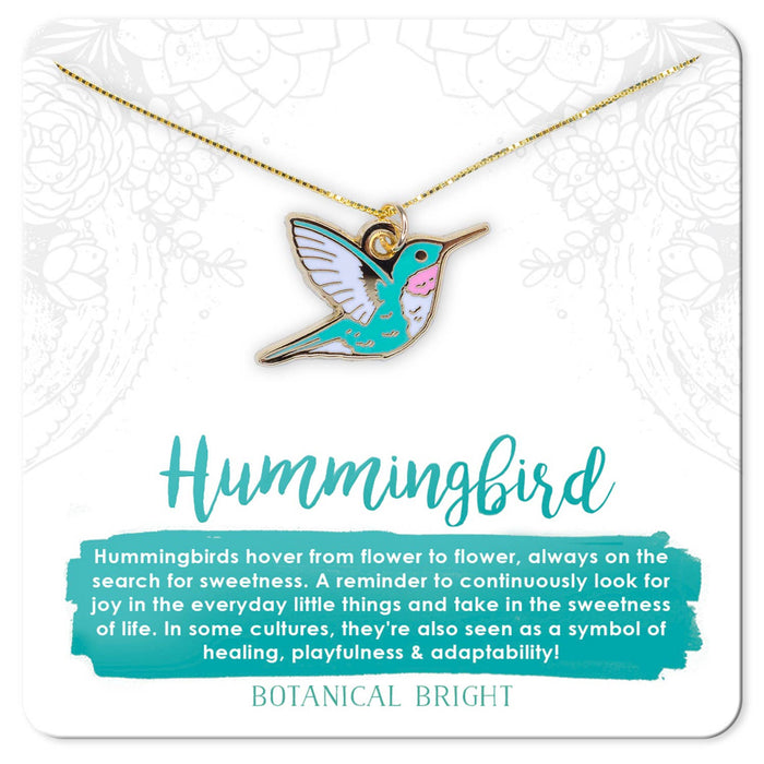 Hummingbird Charm Necklace