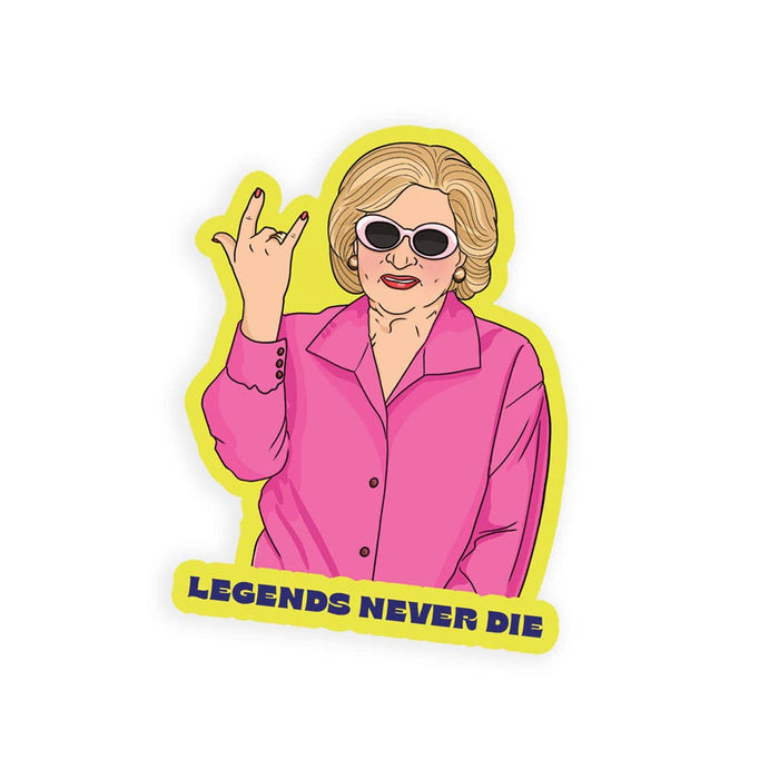 Betty "Legends Never Die" Sticker