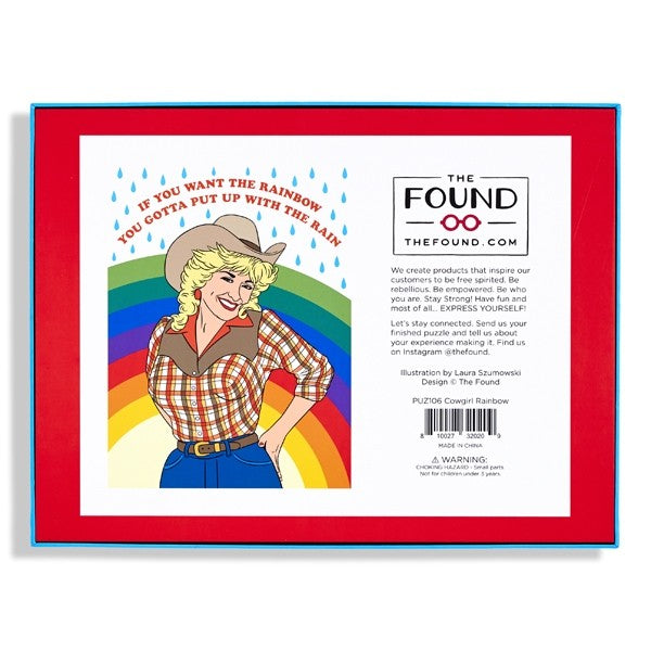 Cowgirl Rainbow Puzzle