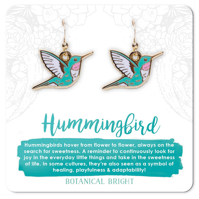 Hummingbird Dangle Earrings