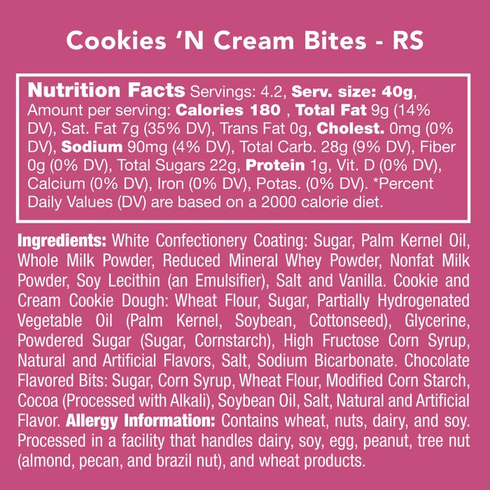 Cookies 'N Cream Bites - 6 oz.