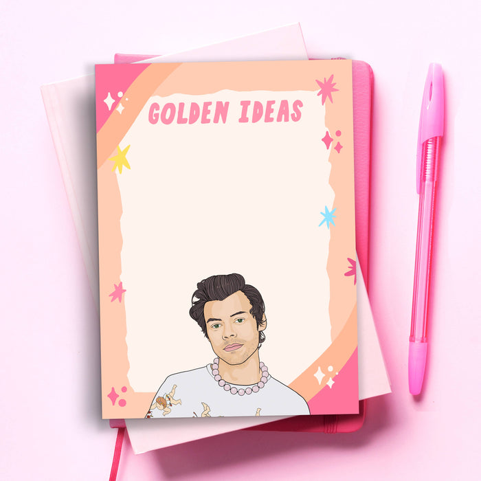 Harry Styles To Do List Notepad