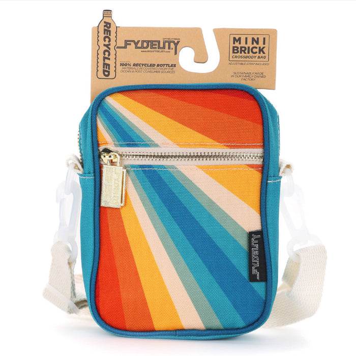 Crossbody Mini Brick Bag - Rainbow