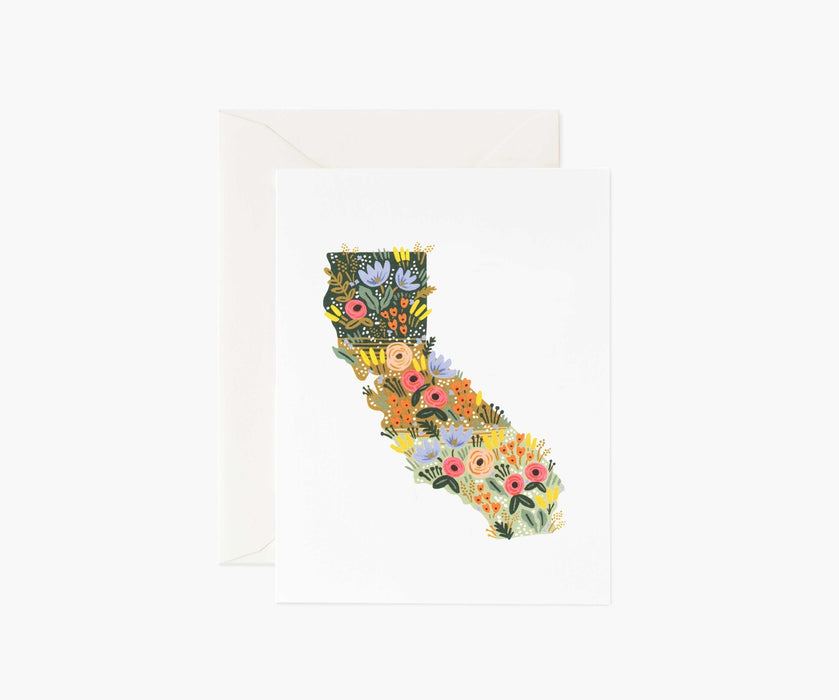 California Wildflowers Card