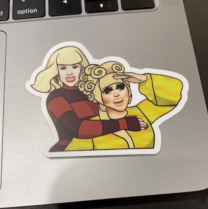 Trixie and Katya Sticker