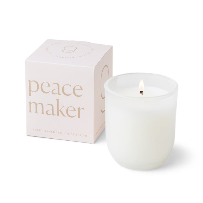 Enneagram #9 Peacemaker 6 oz Candle - Sage + Lavender