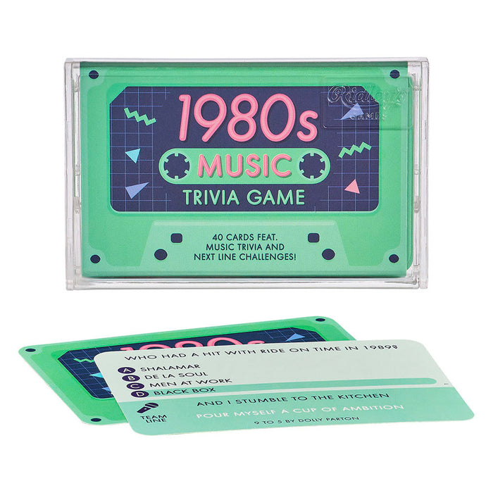 1980's Music Trivia Cassette Tape Game