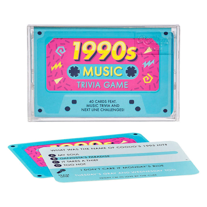 1990's Music Trivia Cassette Tape Game