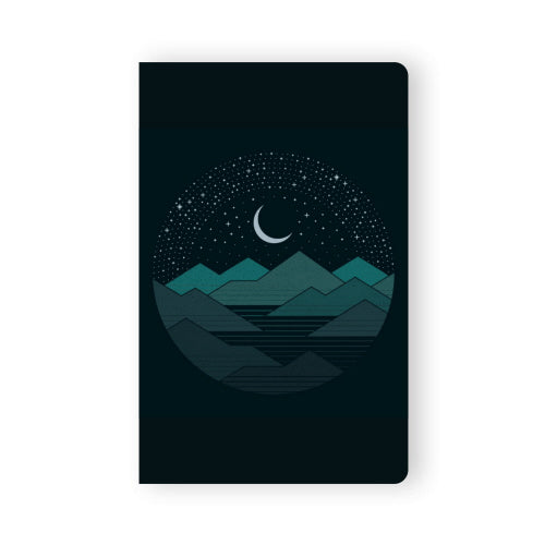 Between the Mountains and the Stars Layflat Notebook